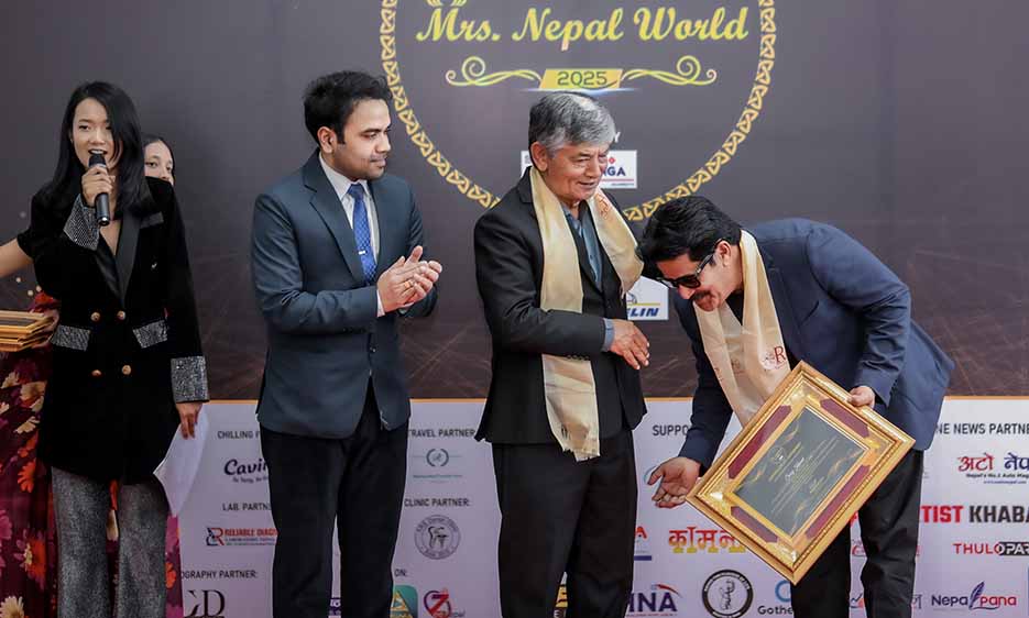 मिसेस नेपाल वल्र्ड २०२५ का विजेताहरुलाई पुरस्कार र उपहार प्रदान