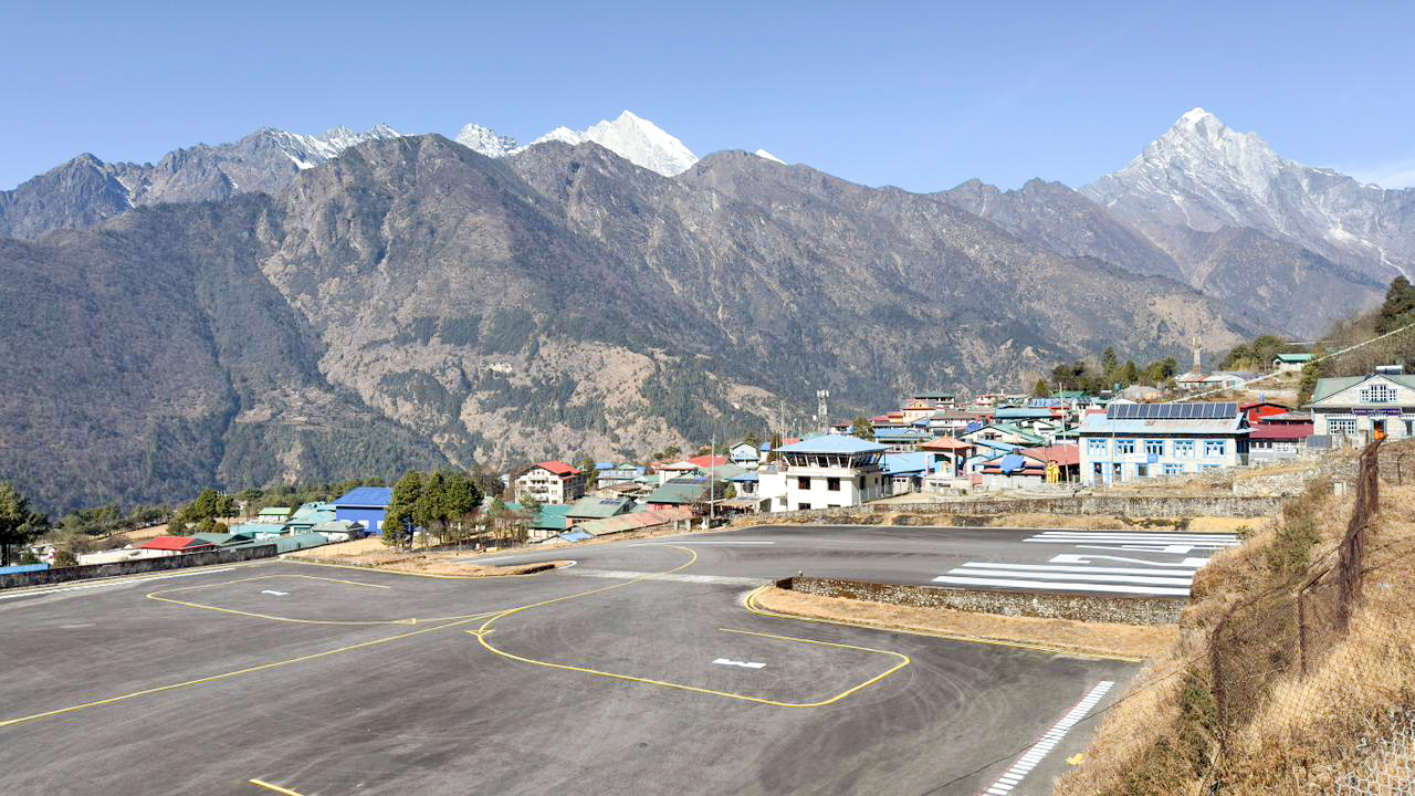 सुनसान लुक्ला र नाम्चे बजार (तस्विरहरू)