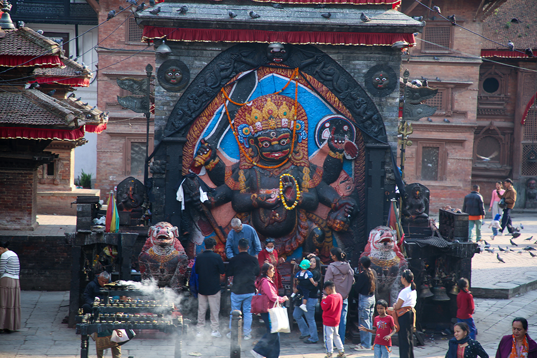 वसन्तपुर क्षेत्रमा रहेको कालभैरव मन्दिर वरिपरिको आकर्षक दृश्यहरू