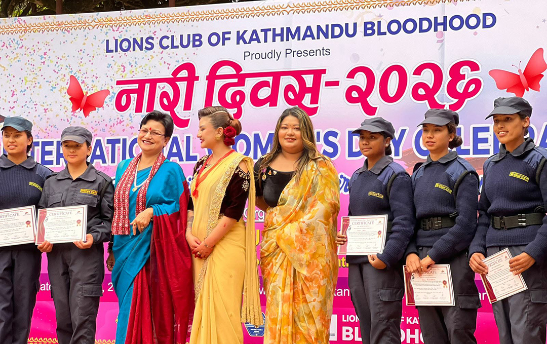 लायन्स क्लबबाट १११ जना महिलाहरुलाई बिशेष सम्मान