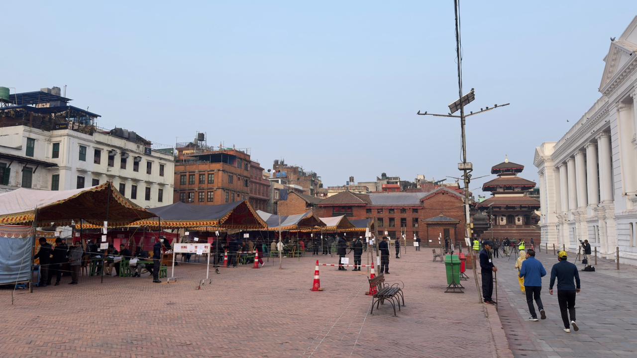 बसन्तपुरको हनुमानढोका मतदान केन्द्रमा उत्साह (फोटो/भिडियो)