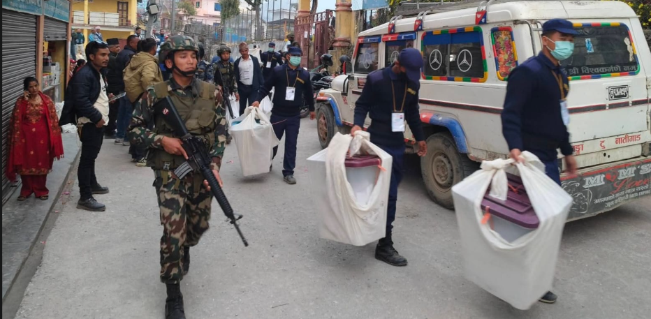 मुगुका २८ केन्द्रका मतपेटिका सदरमुकाम ल्याउन बाँकी