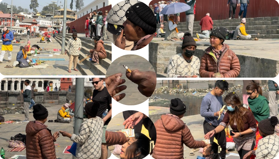 पशुपति मन्दिर परिसरमा सरसफाइ कर्मचारी भन्दै धम्की र असुली