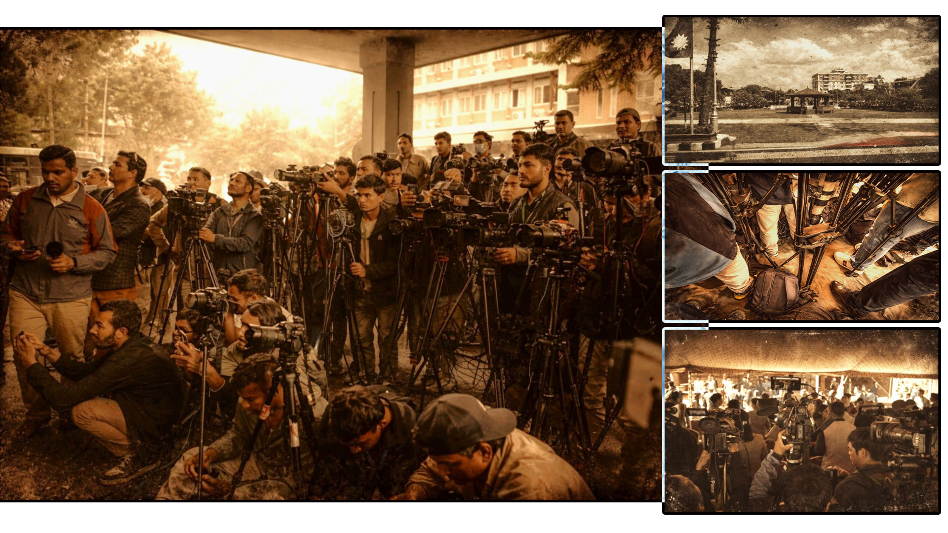 शीतल निवासको शपथग्रहणः सुरक्षा, भीडभाड र पत्रकारको ‘धक्का–मुक्की महोत्सव’