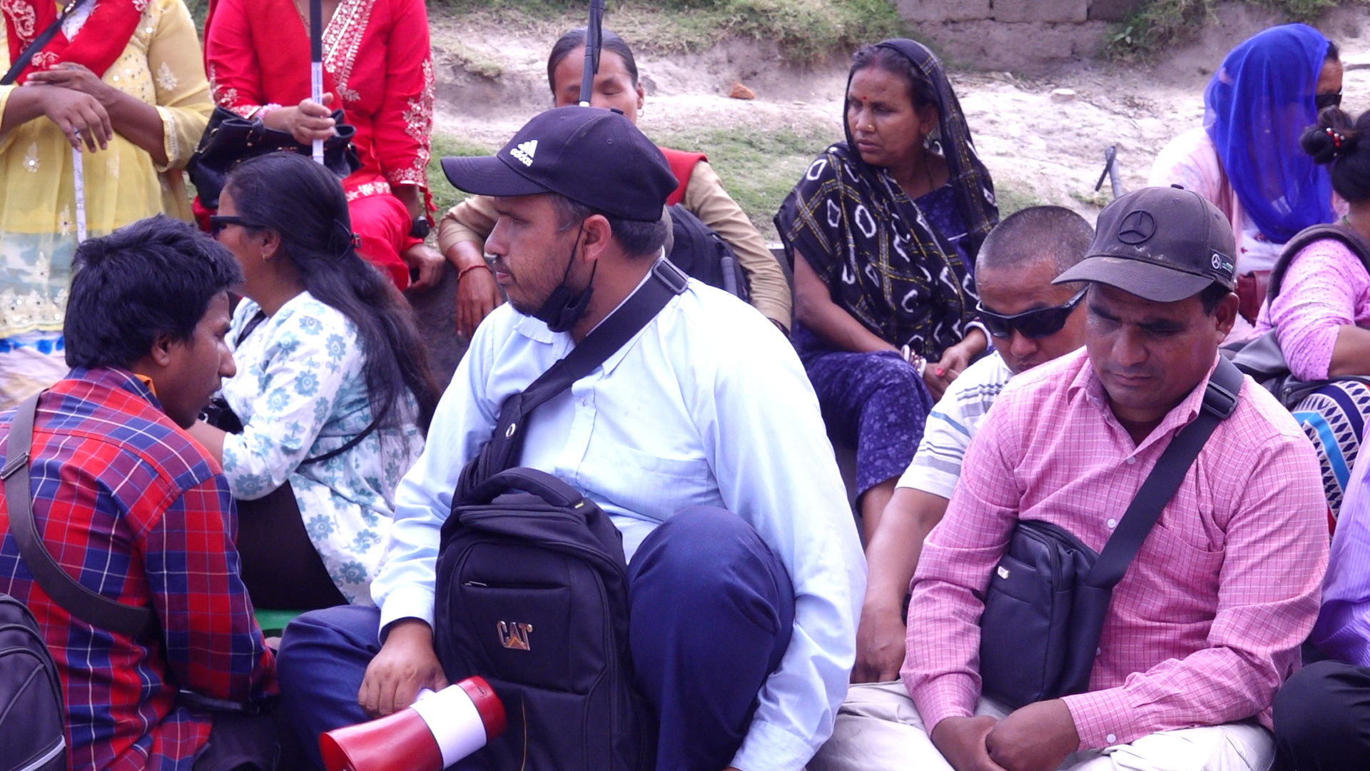 दृष्टिविहीनहरूको माइतीघरमा प्रदर्शन