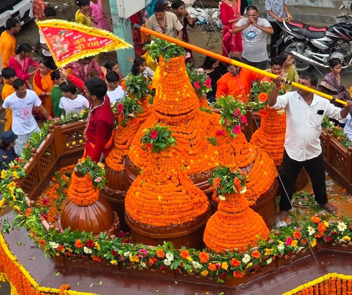 गहवामाई मन्दिरको चौथो रथयात्रा, उर्लियो जनसागर