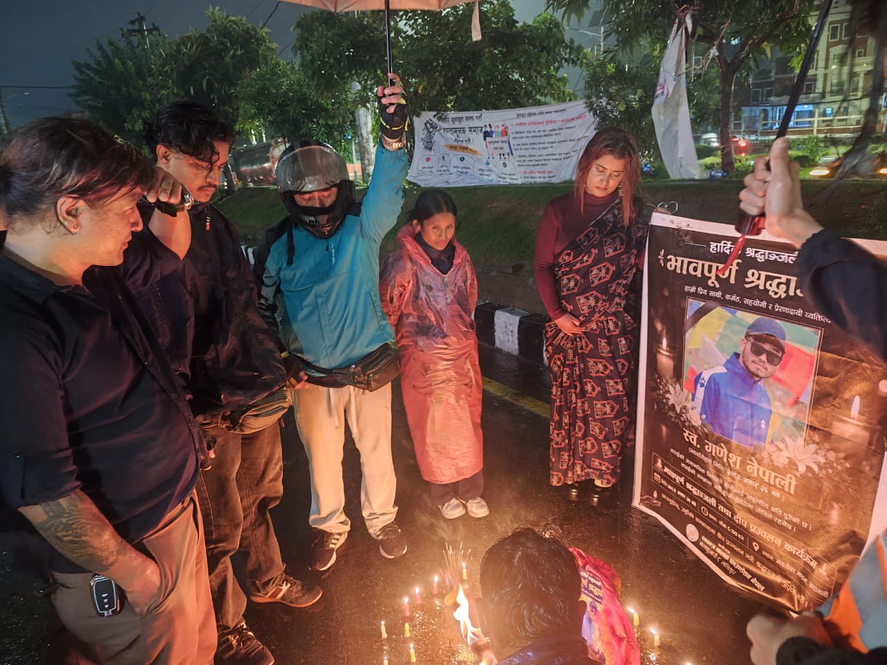 गणेश नेपालीको सम्झनामा दिप प्रज्वलन