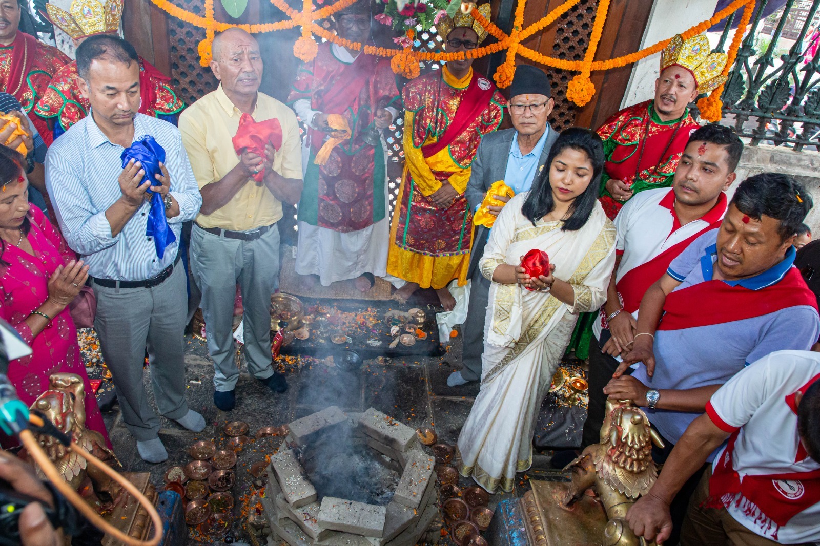 पुनःनिर्माणपछि महाङ्काल सत्तल उद्घाटन